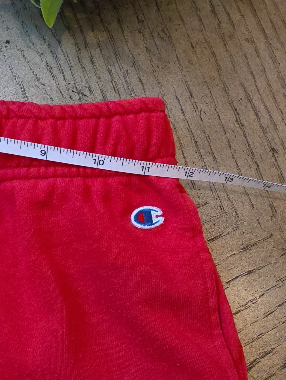 Champion Kids' Red Logo Athletic Shorts Size 8